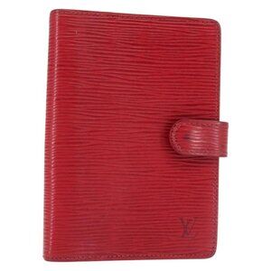 LOUIS VUITTON Epi Agenda PM Day Planner Cover Red